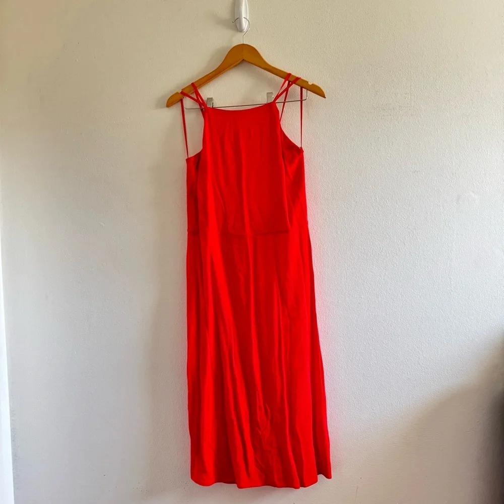 Reformation Sanibel Strappy Red Midi Dress with Open Back size 10 - Picture 4 of 10